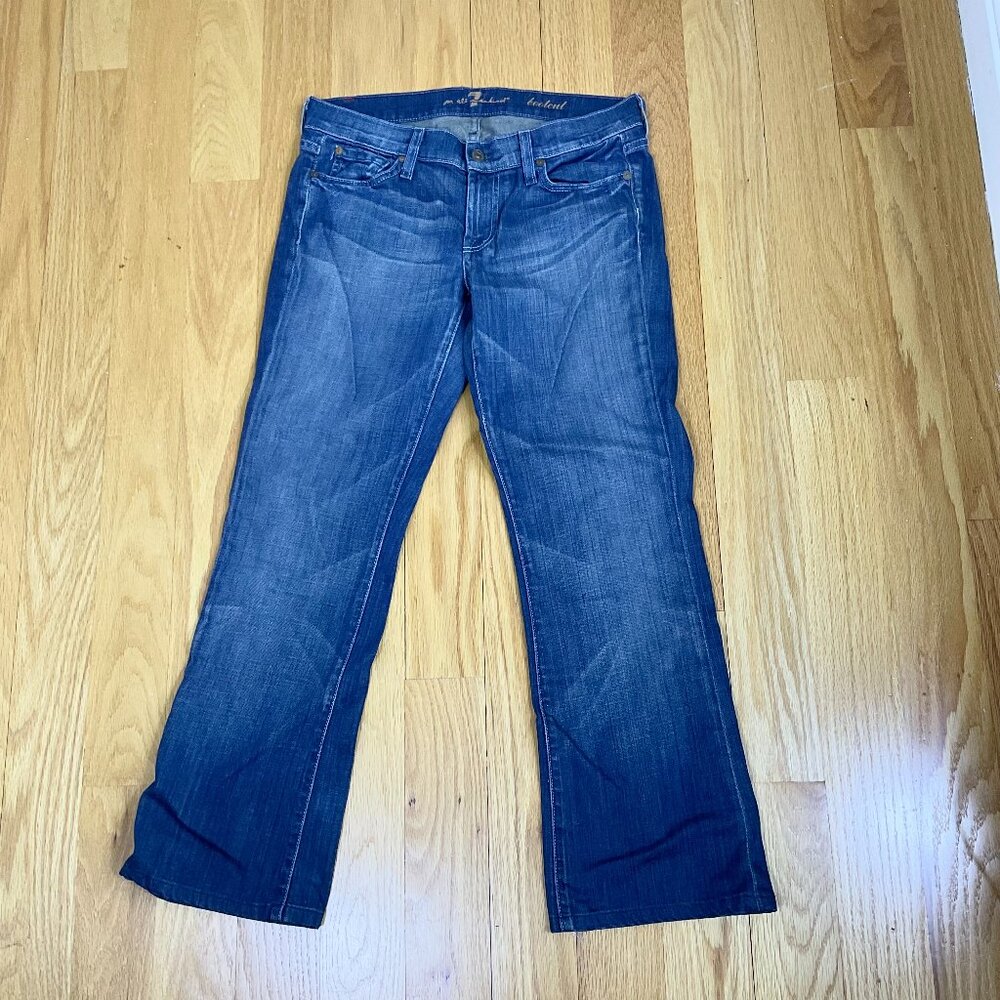 7 For All Mankind Jeans Low Rise Bootcut (28) - Picture 2 of 9
